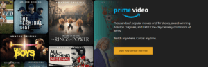 Amazon Prime Member Benefits - Amazon Prime Video